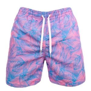 Men’s Blue & Pink Chubbies Swim Trunks (L)